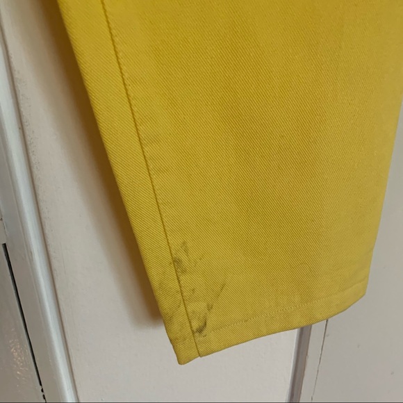 VINTAGE ESCADA YELLOW JEANS SIZE 34 - Picture 4 of 11
